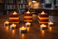 Solid Wood Tea Light Votive – Handcrafted